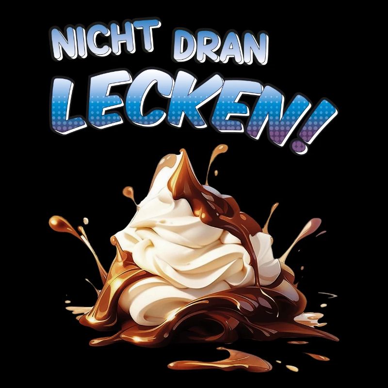 Nicht dran lecken! Eis