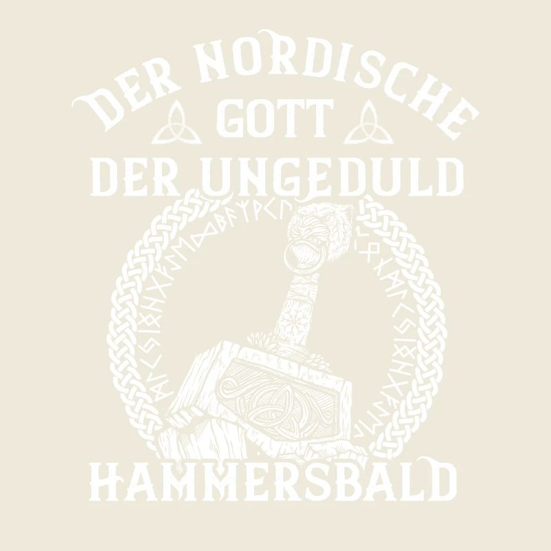 Hammersbald - Lustiger Wikinger Spruch mit Hammer