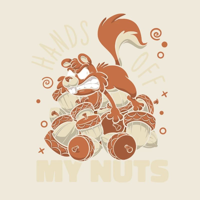 Hands Off My Nuts Grauhörnchen Squirrel