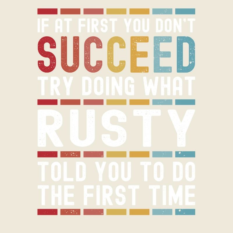 Rusty Name Personalized Funny Birthday Christmas