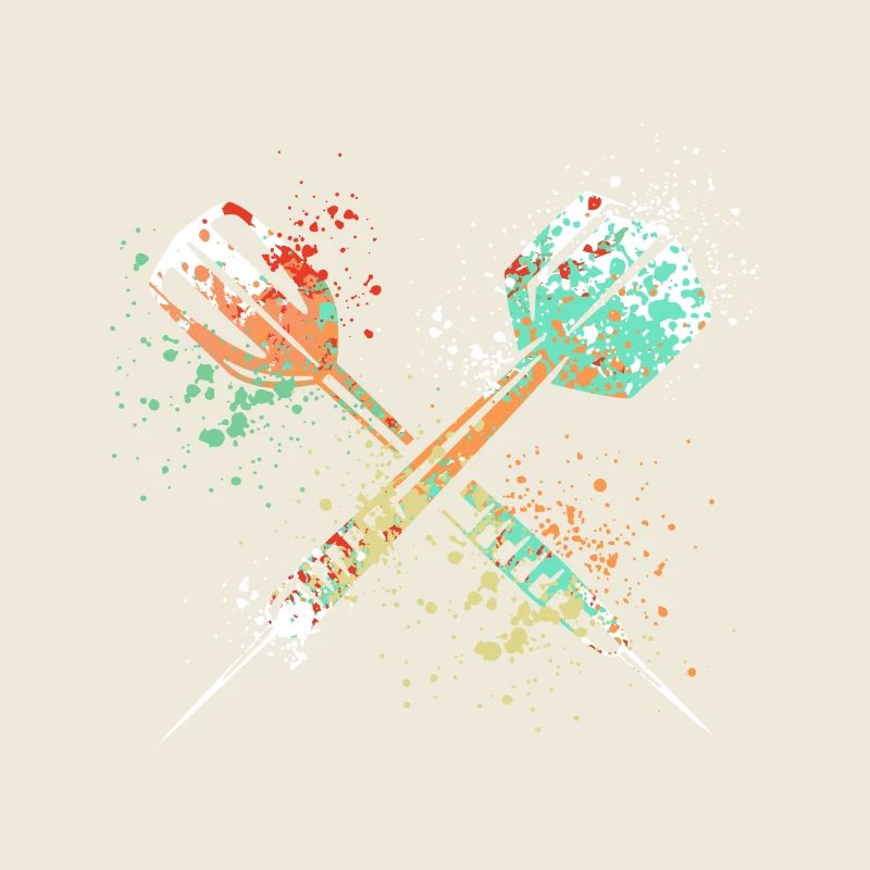 Splash Darts Design pour joueur de fléchettes
