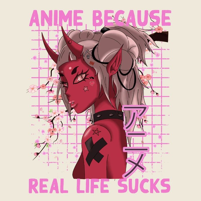 Funny Manga Saying Anime because real life sucks