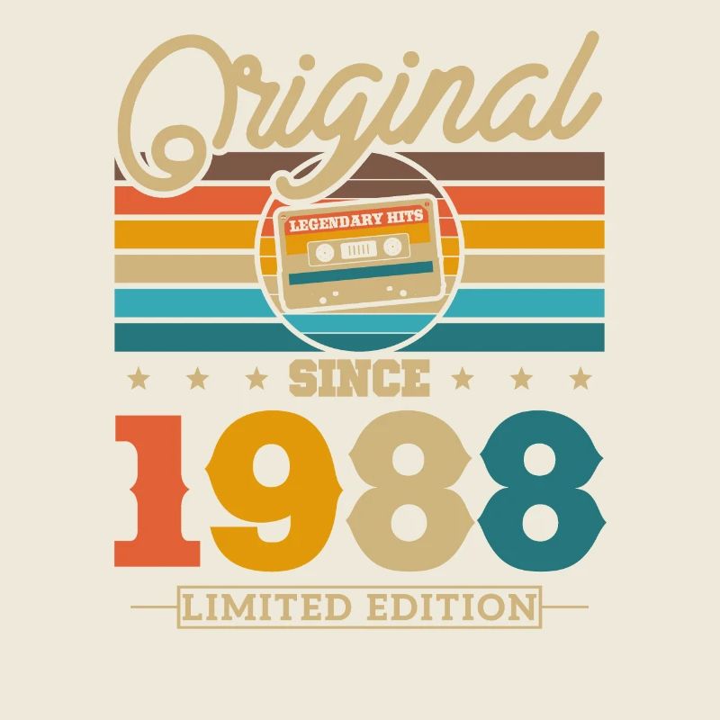 Vintage 1988 Birthday Gift