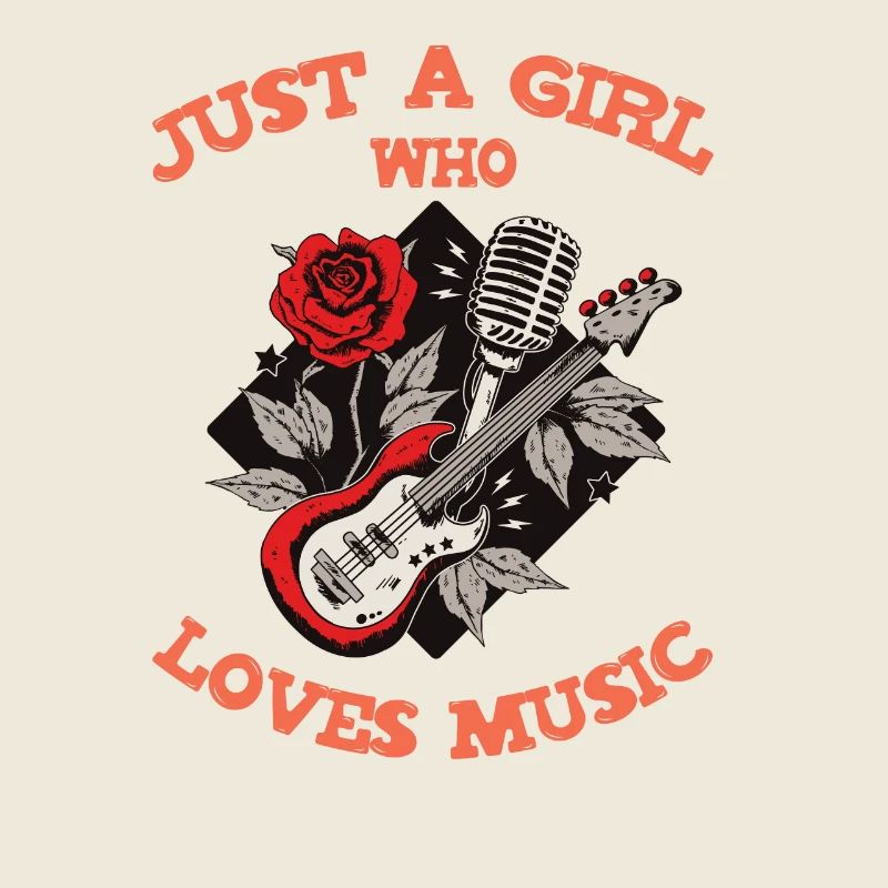 Nur ein Mädchen, das Musik liebt