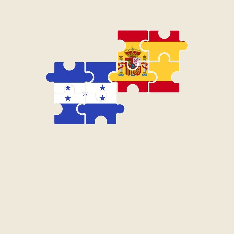 Honduras Espagne Drapeau Espagnols Honduriens