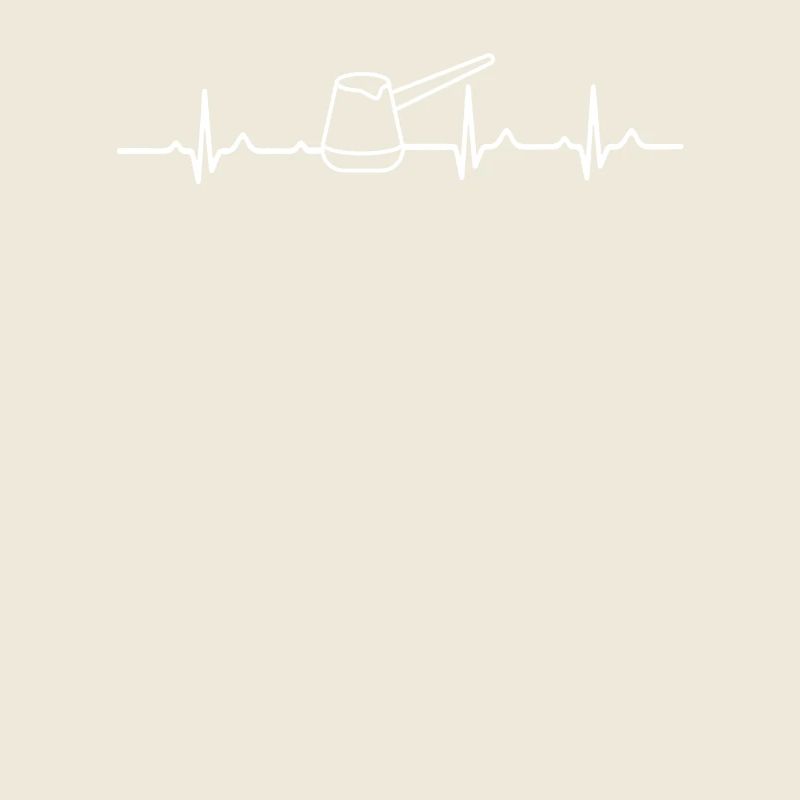Turkish Coffee Cezve Heartbeat