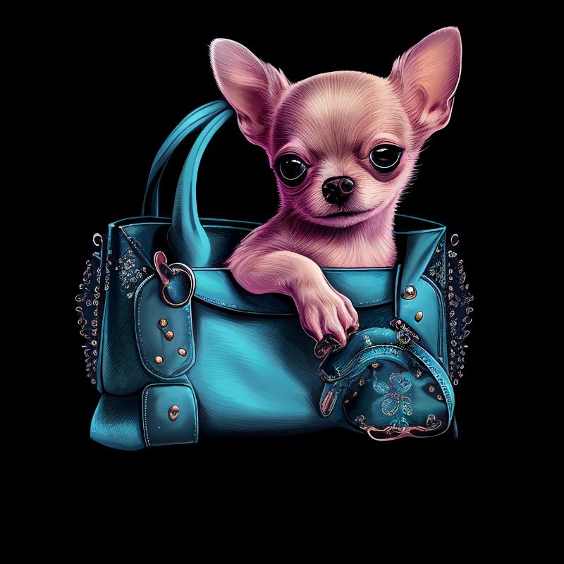 Chihuahua rose | pink Sac à main chiot mignon