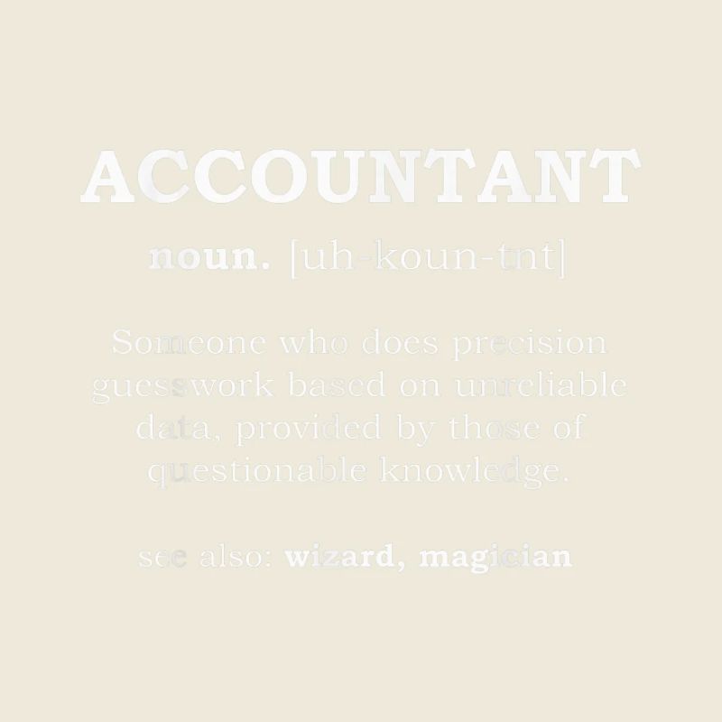 Comptable Titre drôle de poste Dictionnaire Profession