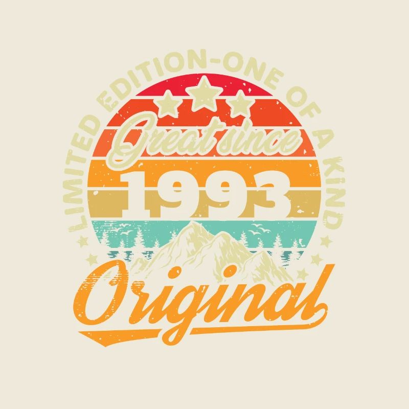 Vintage 1993 Retro Geburtstagsgeschenk