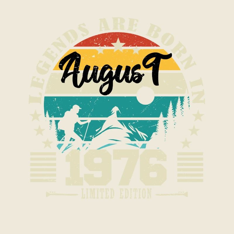 August 1976. Geburtstagsgeschenk August 1976. August