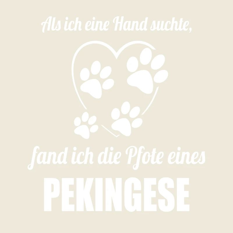 Hand & Pfote - Spruch - Pekingese