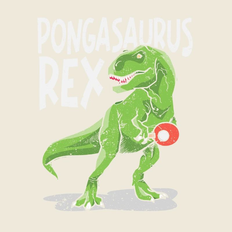 Pongasaurus Rex Ping Pong Master Funny Table