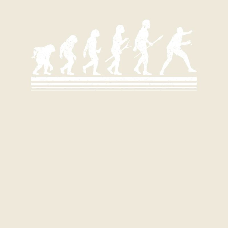 Ping Pong Evolution des Menschen Lustiger Tisch