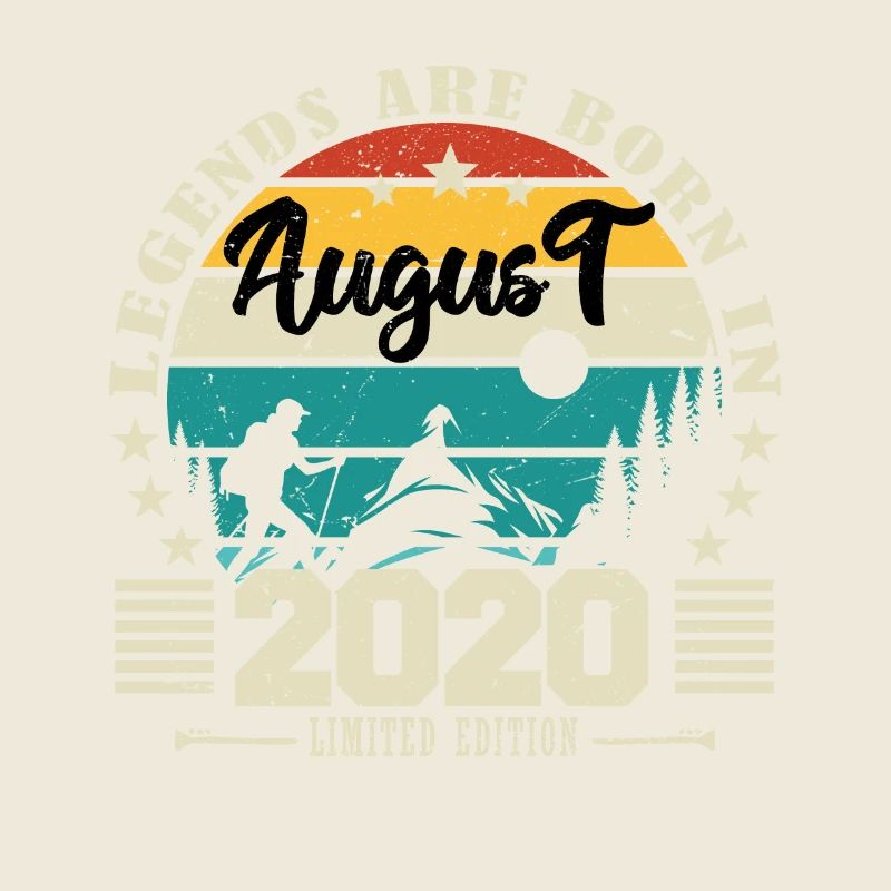August 2020. Geburtstagsgeschenk August 2020. August