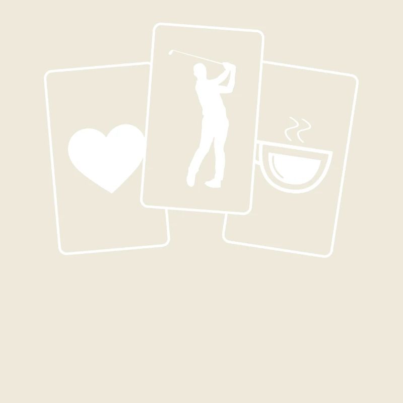Herz - Kaffee - Golf -