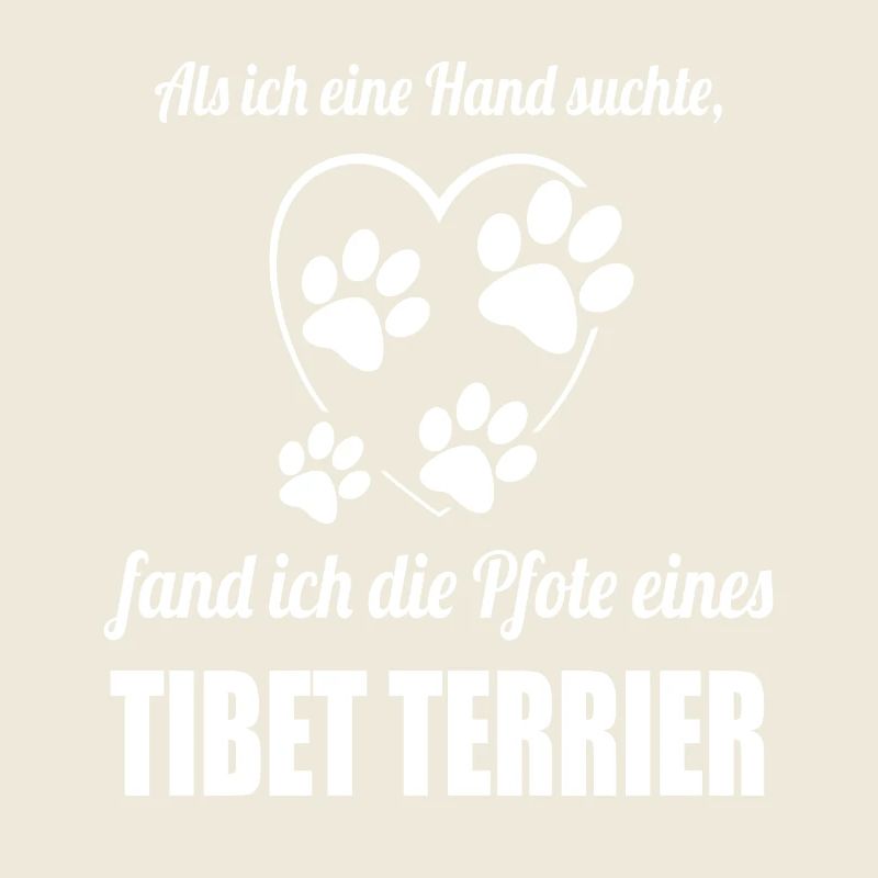 Hand & Pfote - Spruch - Tibet Terrier