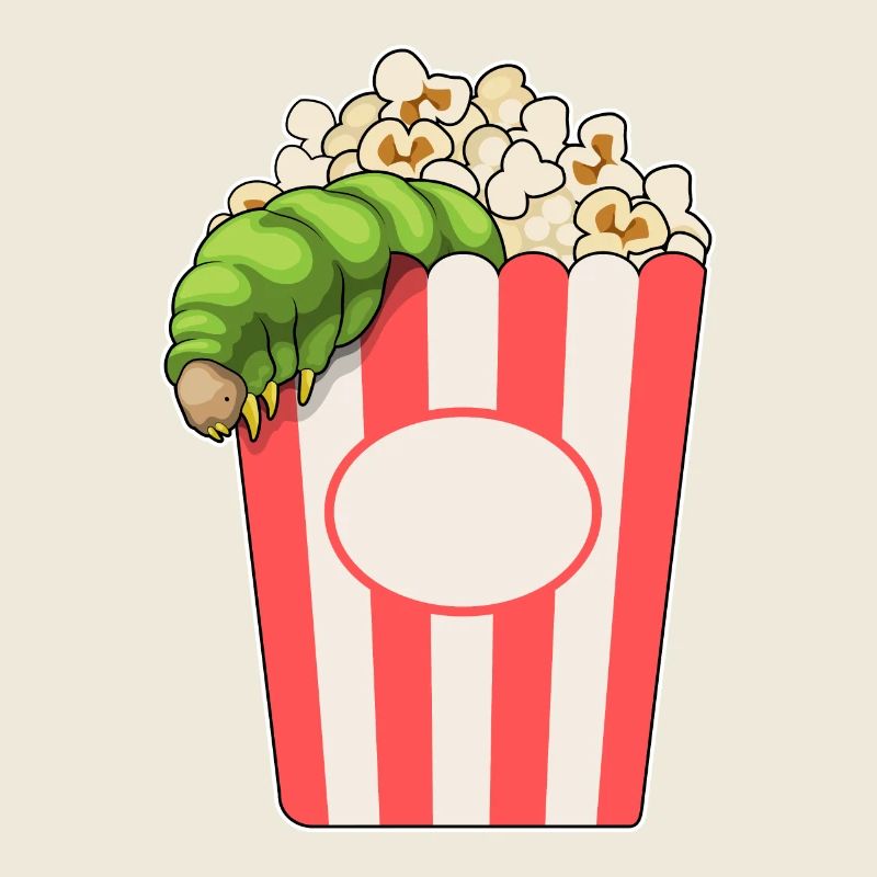 Maïs soufflé chenille