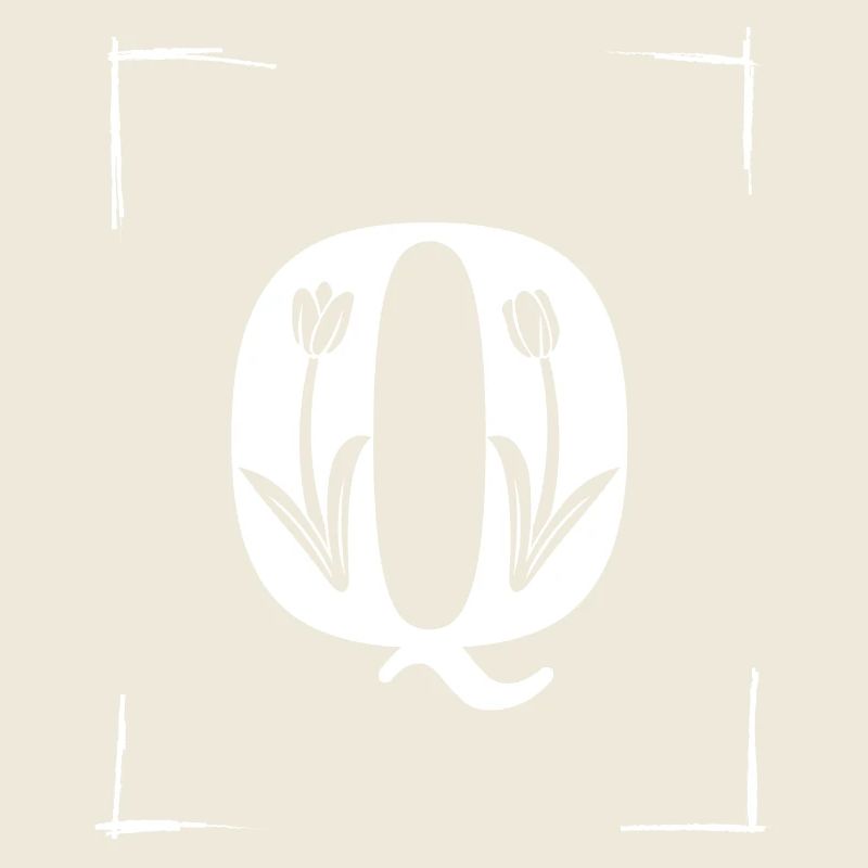 letter Q initial