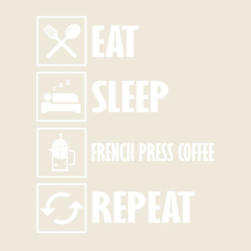 French pressed coffee