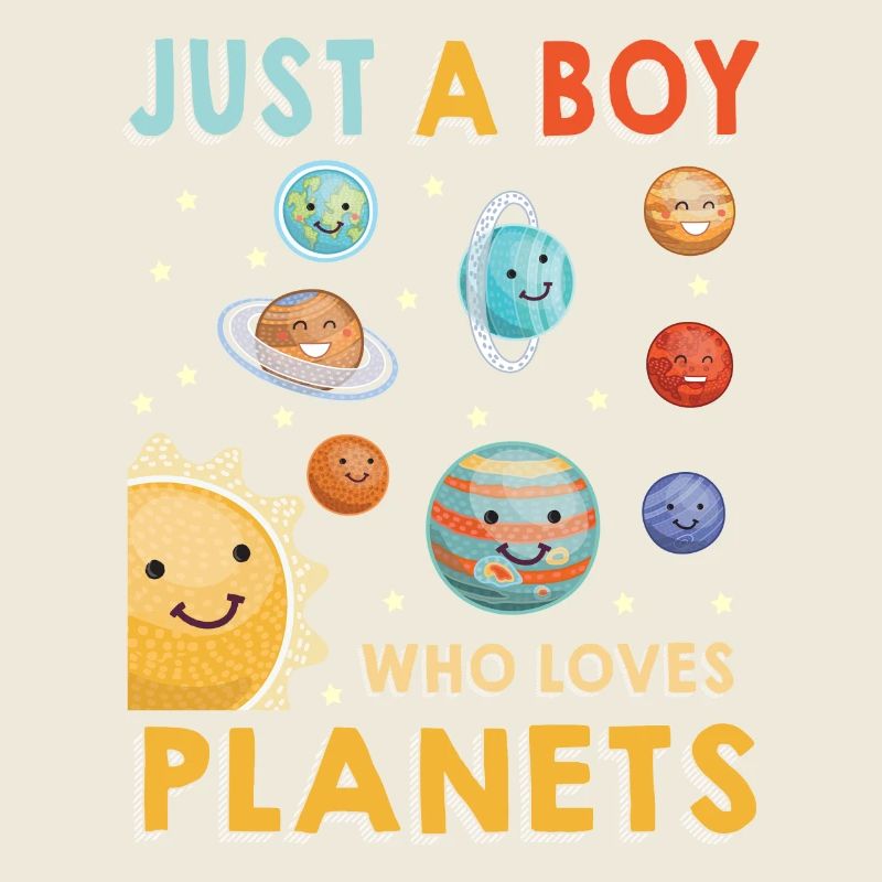 Juste un garçon qui aime les planètes du système solaire