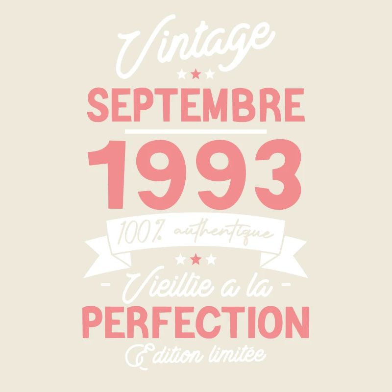 Cadeau Anniversaire septembre 1993 30 ans