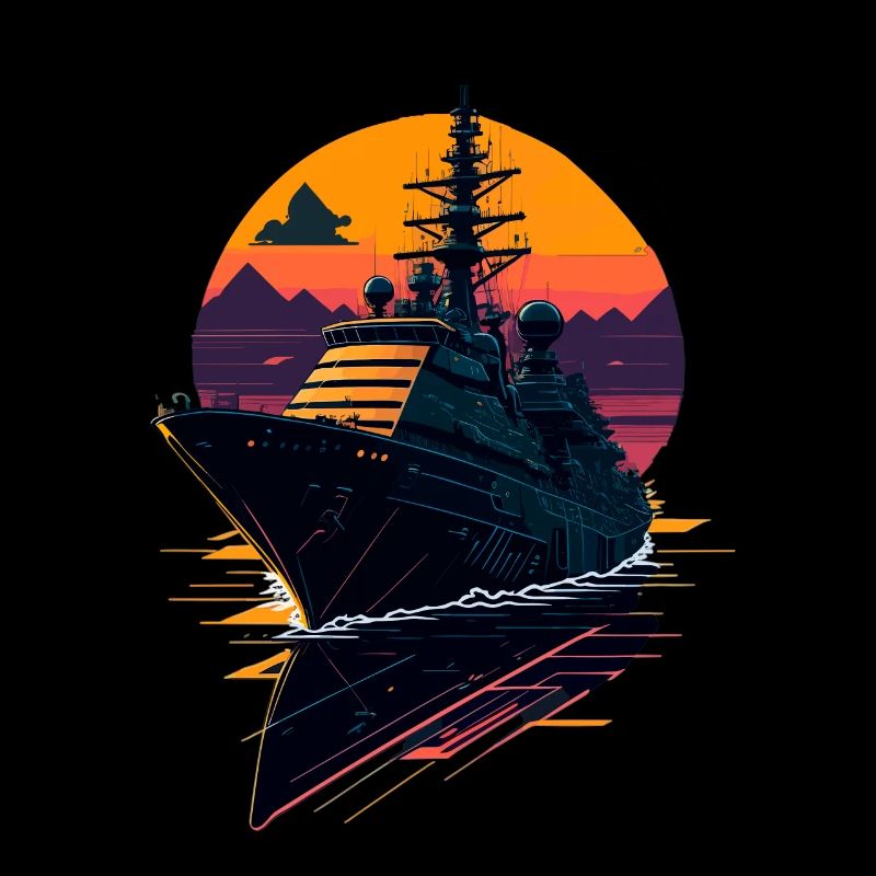 Kriegsschiff der Zerstörer