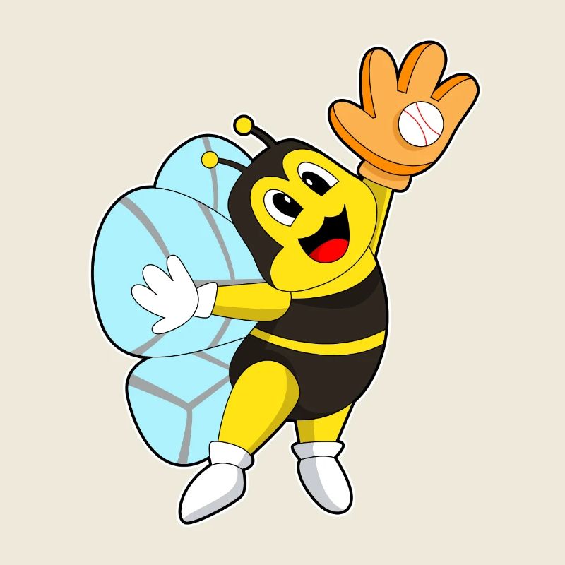 Bee Baseball Baseball Glove