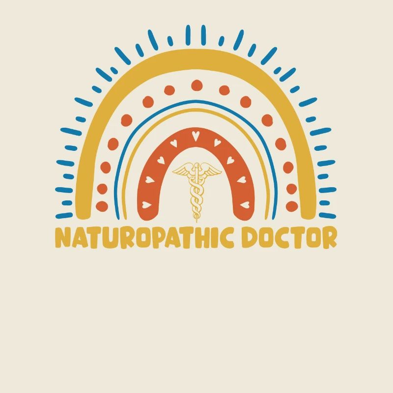 Cute naturopathic doctor Boho Rainbow