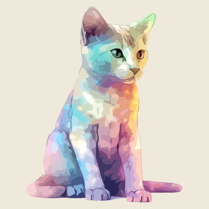 Miki, die bunte Katze