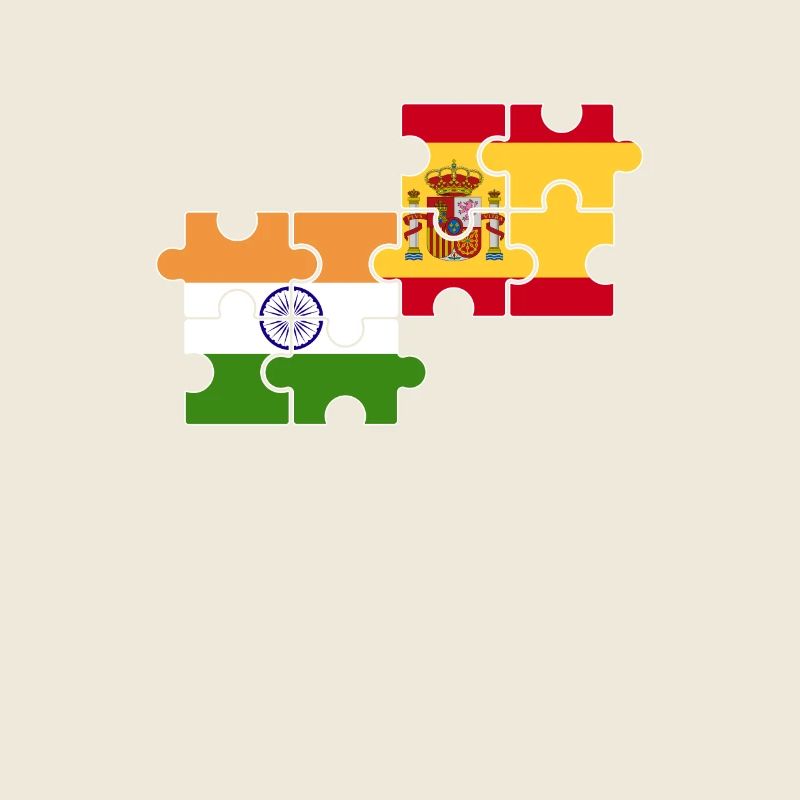 India Spain Flag Spaniards Indian