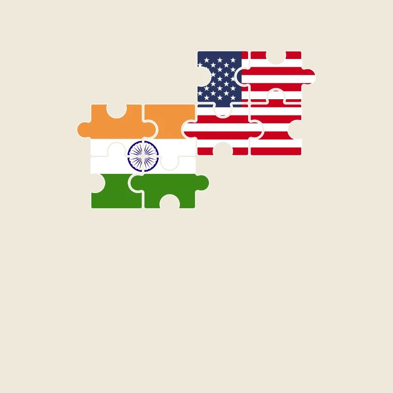 Inde États-Unis Drapeau Indien d’Amérique