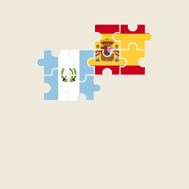Guatemala Spanien Flagge Spanisch Guatemalteke
