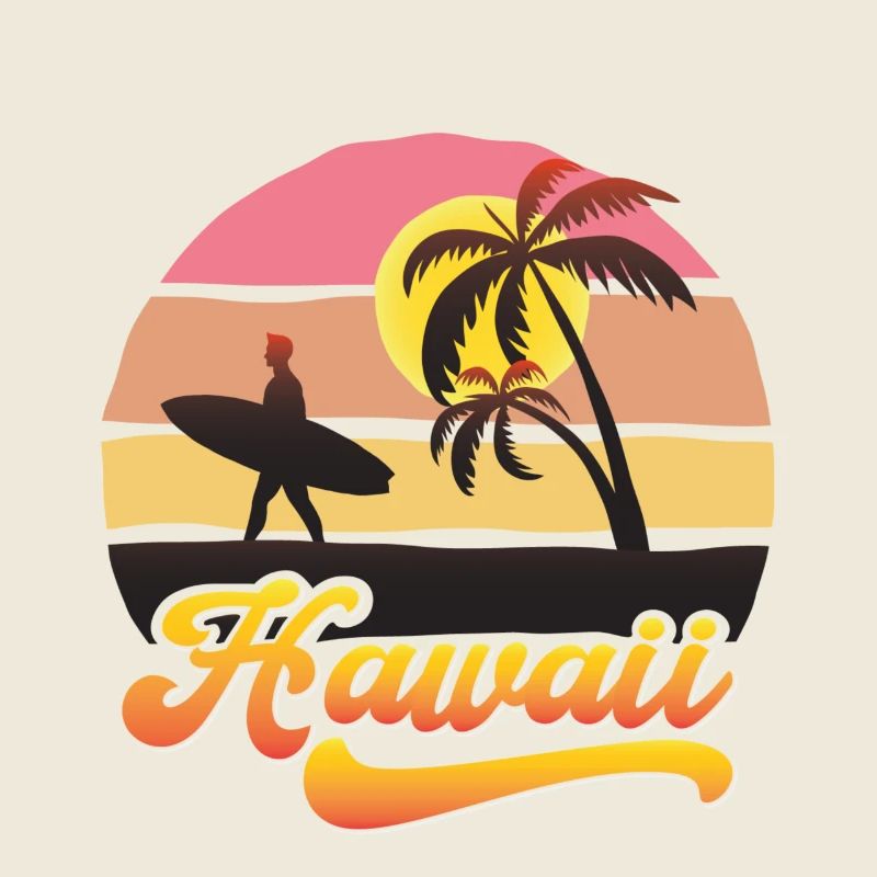 Hawaï Surf Beach Design