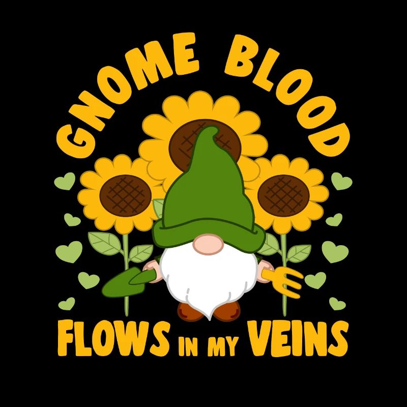 Le sang du gnome coule dans mes veines Yard Garden Gnome