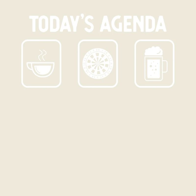 Agenda du jour - Bière - Jeu de fléchettes -