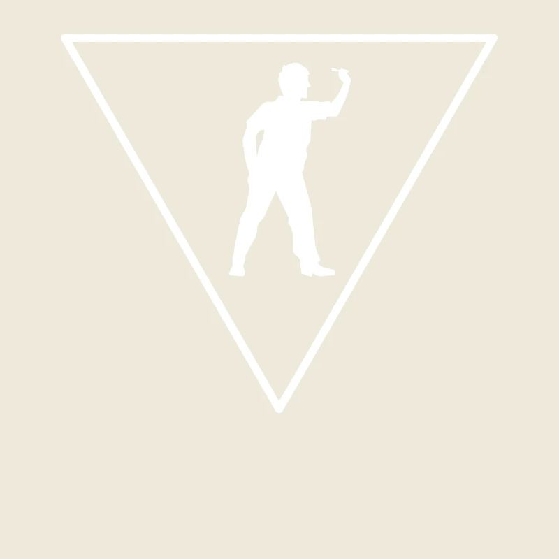Triangle - Joueur de fléchettes -