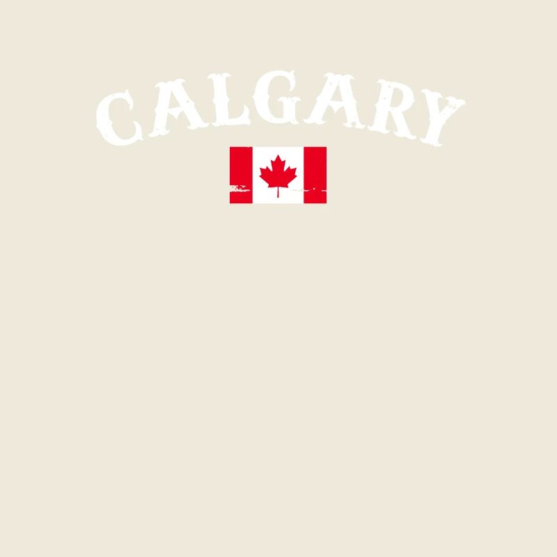 Calgary Vintage Canada Drapeau canadien