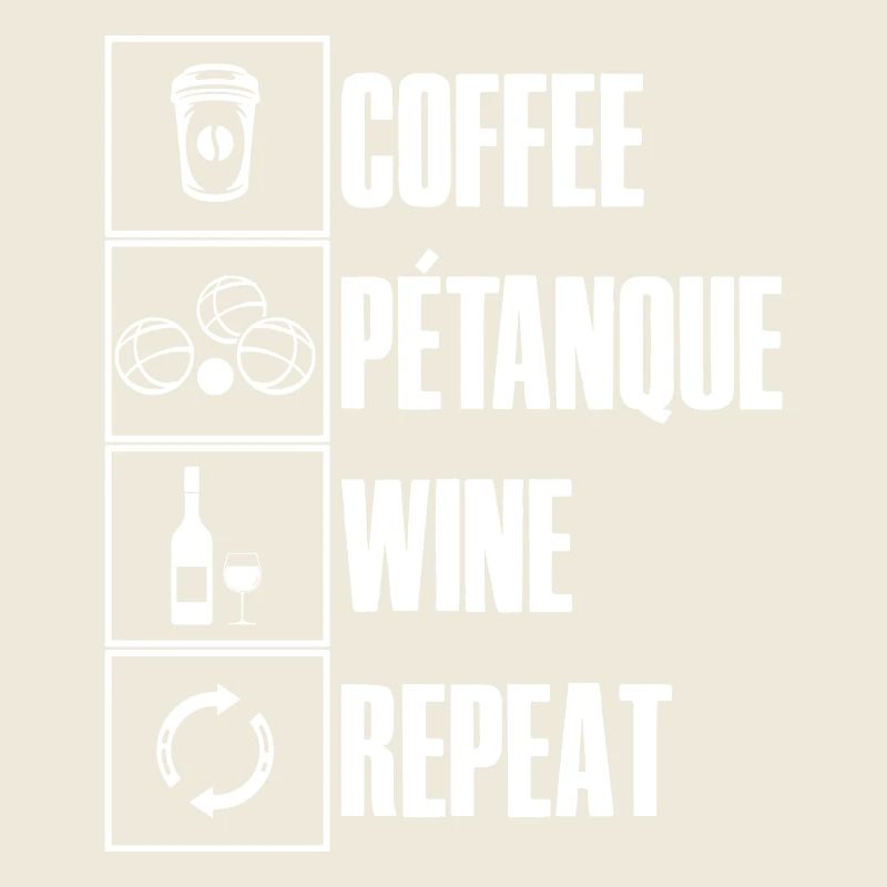 Café pétanque vin ripeat dicton pour bouler