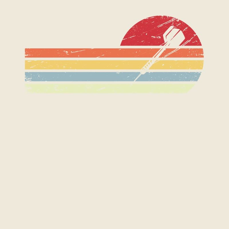 Retro Lines - Circle - Dart -