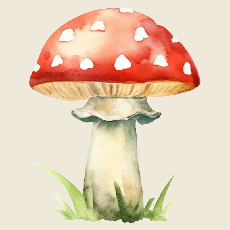 Red mushroom toadstool