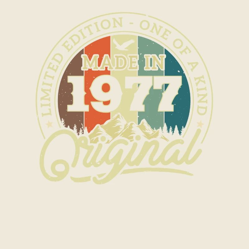 Millésime 1977 Cadeau 46/47 ans