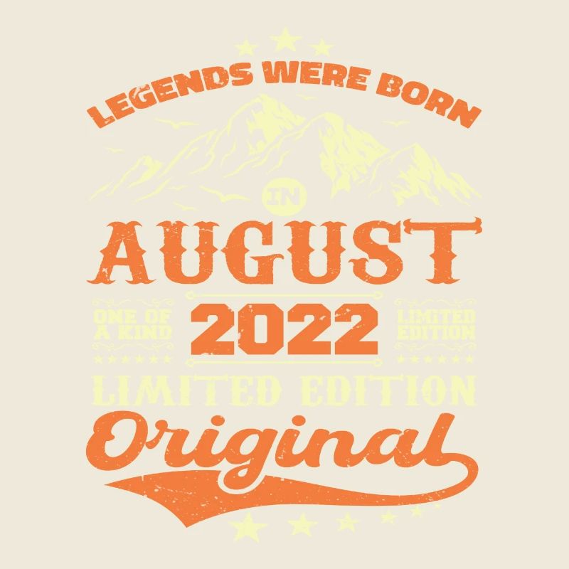 Août 2022 Anniversaire 2022 légendes Août