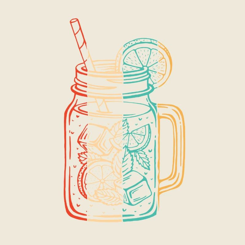 Retro Lemonade Lemonade Vendeur