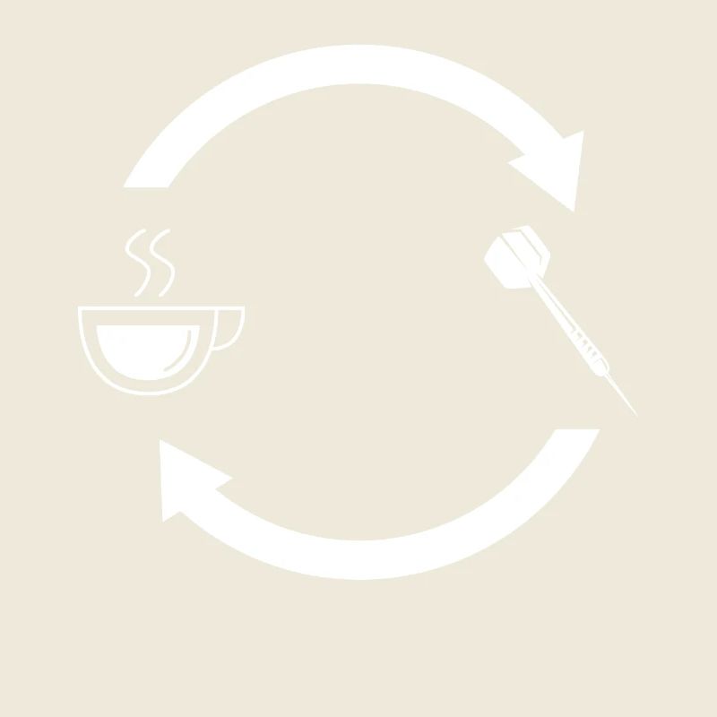 Laden der Pfeile - Kaffee - Dart -