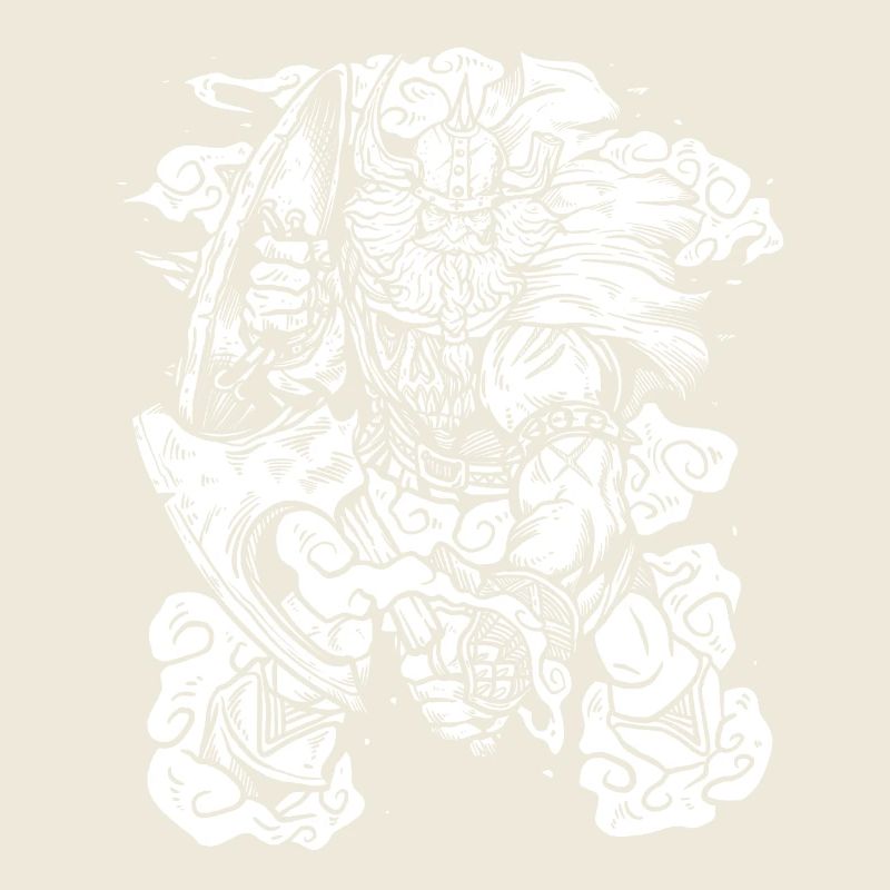 Nordischer Wikinger Krieger - Axt & Bart