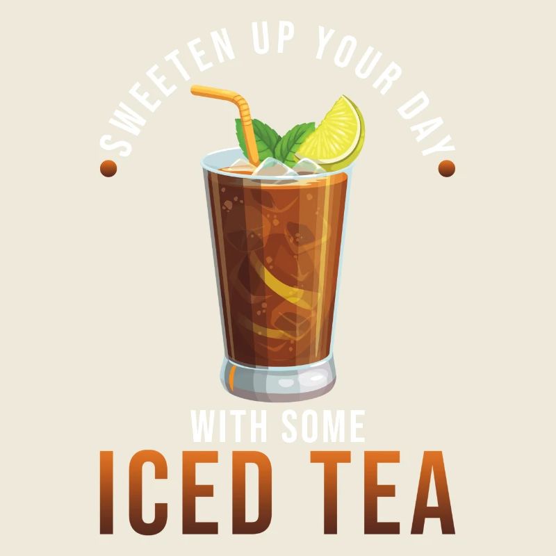 Iced Tea Drink Design Keep Calm and Iced Tea