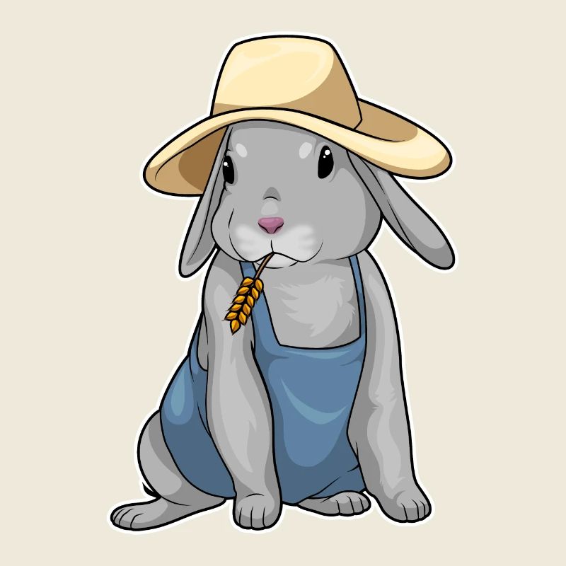 Blé éleveur de lapins