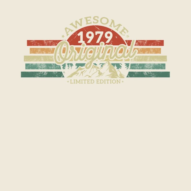 Né 1979 Vintage Anniversaire