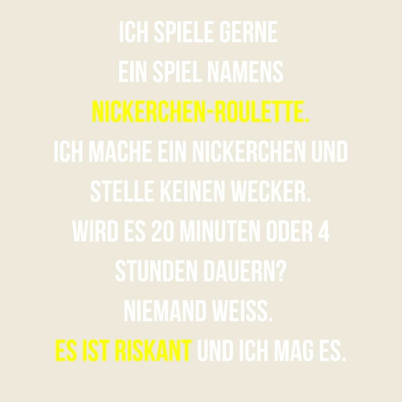 Schlafen müde Spruch