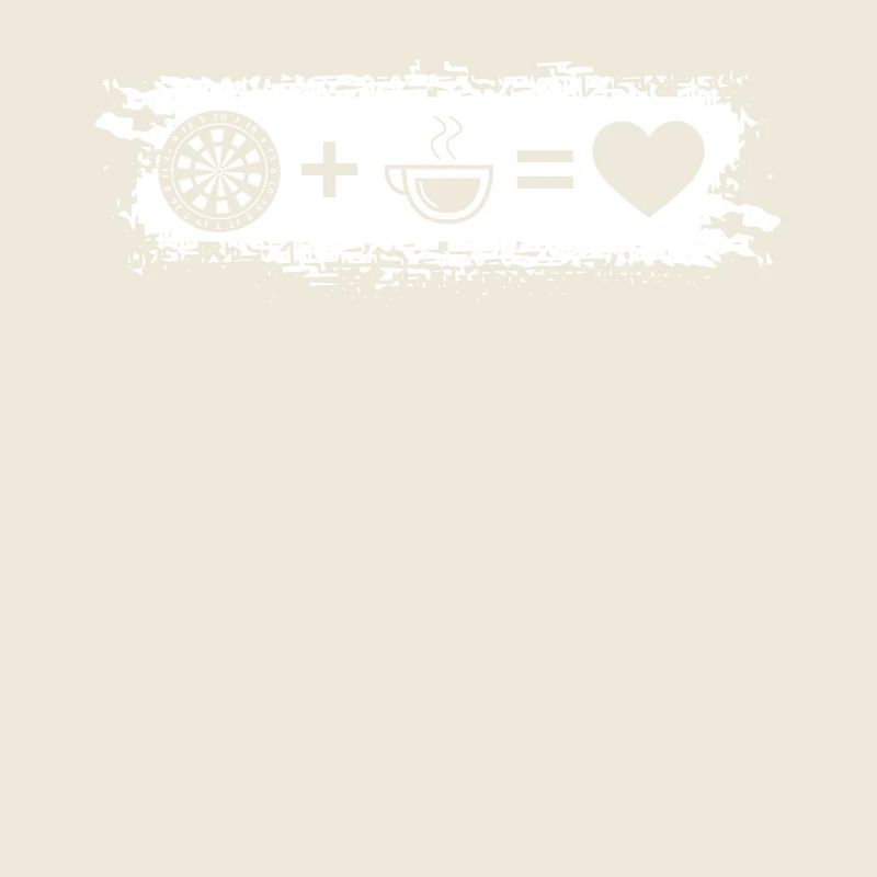 Grunge Rectangle - Coeur - Café - Jeu de fléchettes -